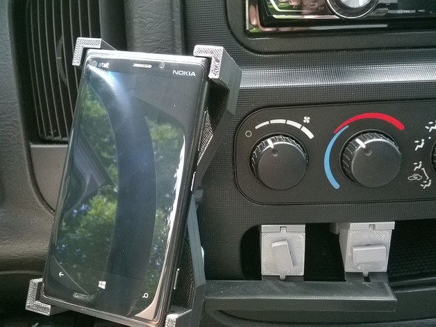 Phone mount for car with shelve
