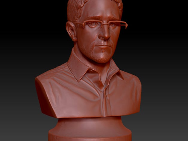 4" Bust of Edward Snowden (Originally placed in Fort Green Park, Brooklyn)