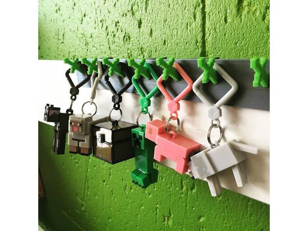 Minecraft Keychain Hanger