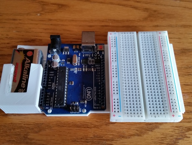 Arduino Breadboard + Battery Holder