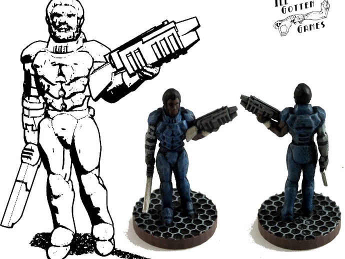 Henry Cobb, 15mm, 28mm and 54mm Miniature