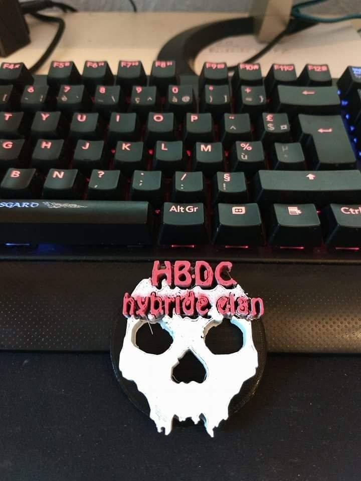 skull ghost logo HBDC