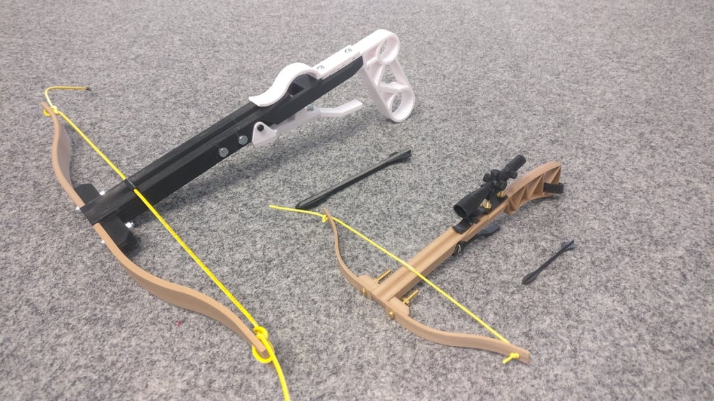 Crossbow Western style (splitted body for larger scale)