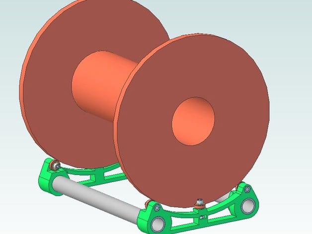 Big Spool Roller for 14" Diameter Filament Spools