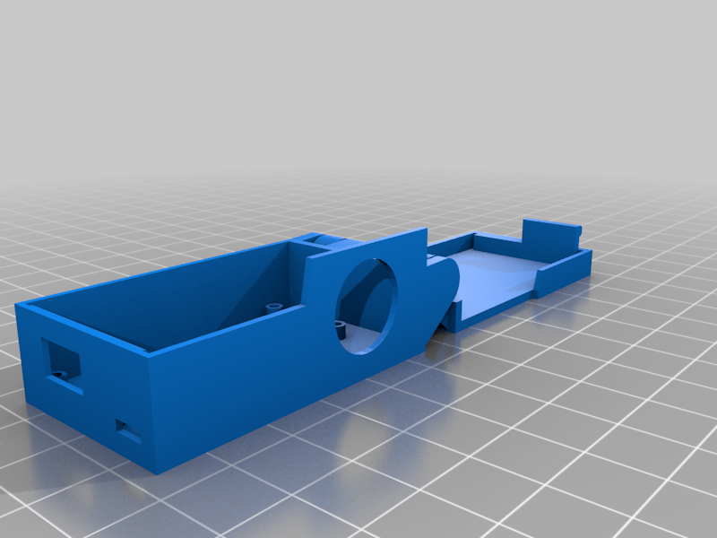 Arduino Nano Hinged Case Round Hole