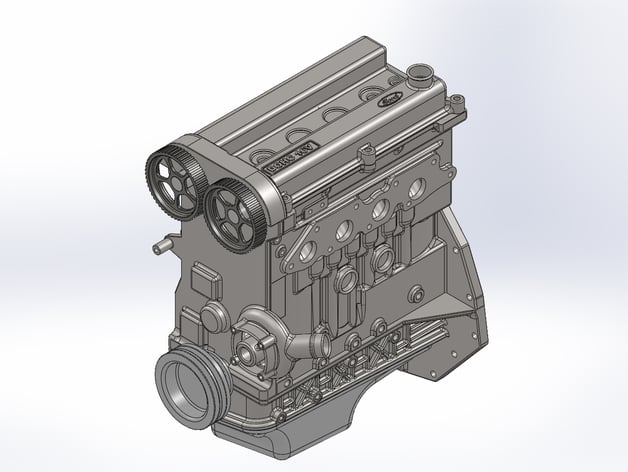 Ford Zetec Engine Scale Model