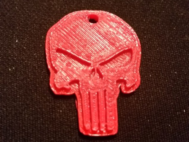 Punisher Keychain Ornament