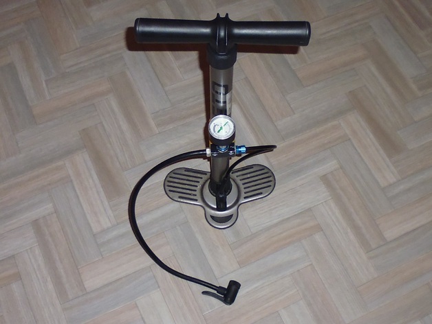 Pompe a vélo: Support manometre
