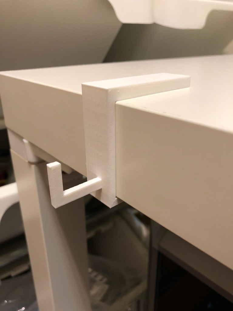 Hook for Ikea Lack Table