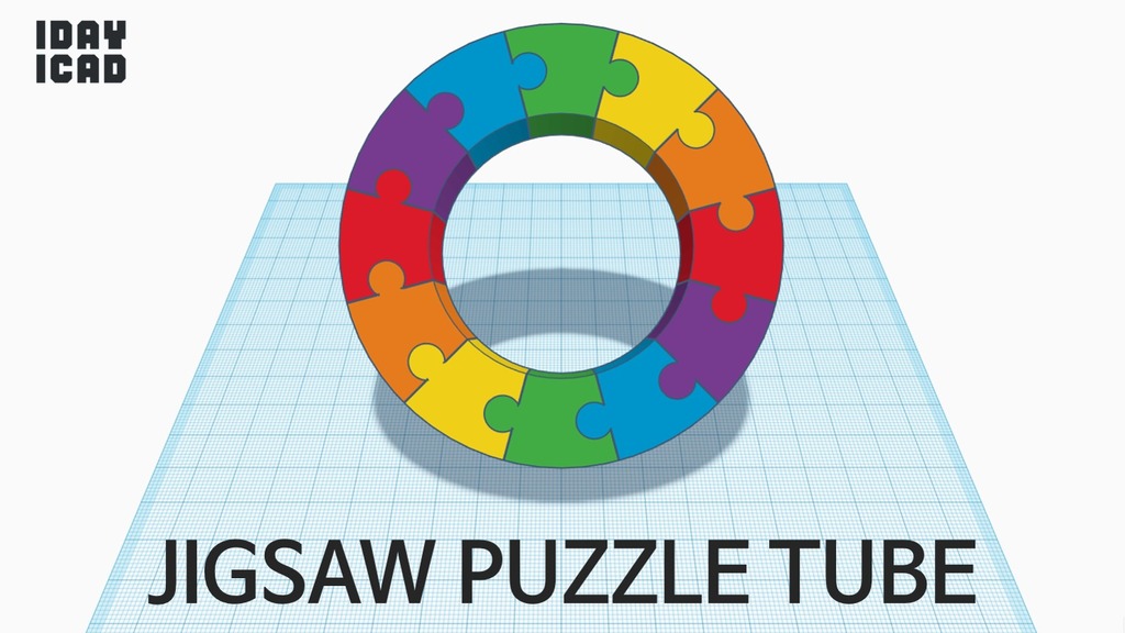 [1DAY_1CAD] JIGSAW PUZZLE TUBE