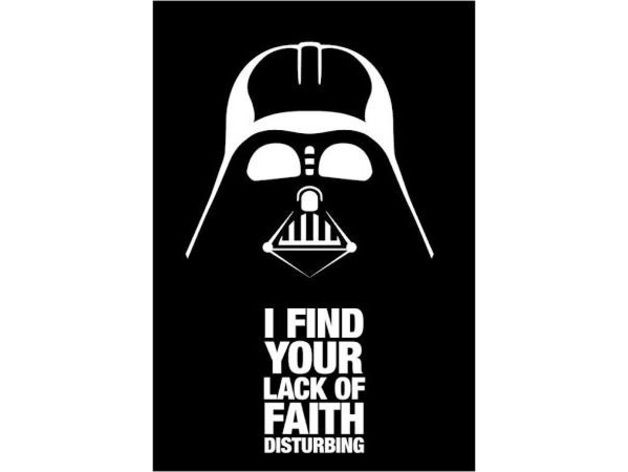 Darth Vader Lack Of Faith