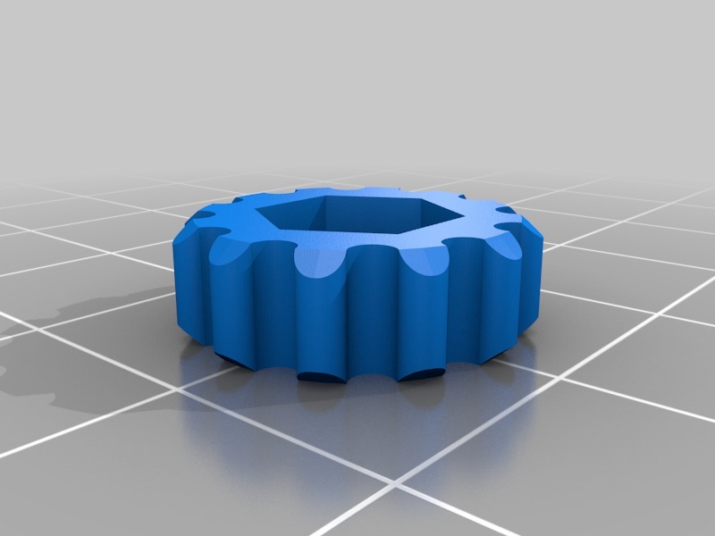 cr-10 filament feed hex nut finger tool 