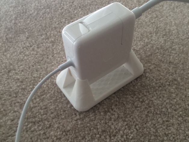 MacBook AC/power adapter stand