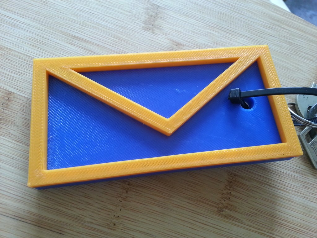 Letter keychain for your mailbox key!