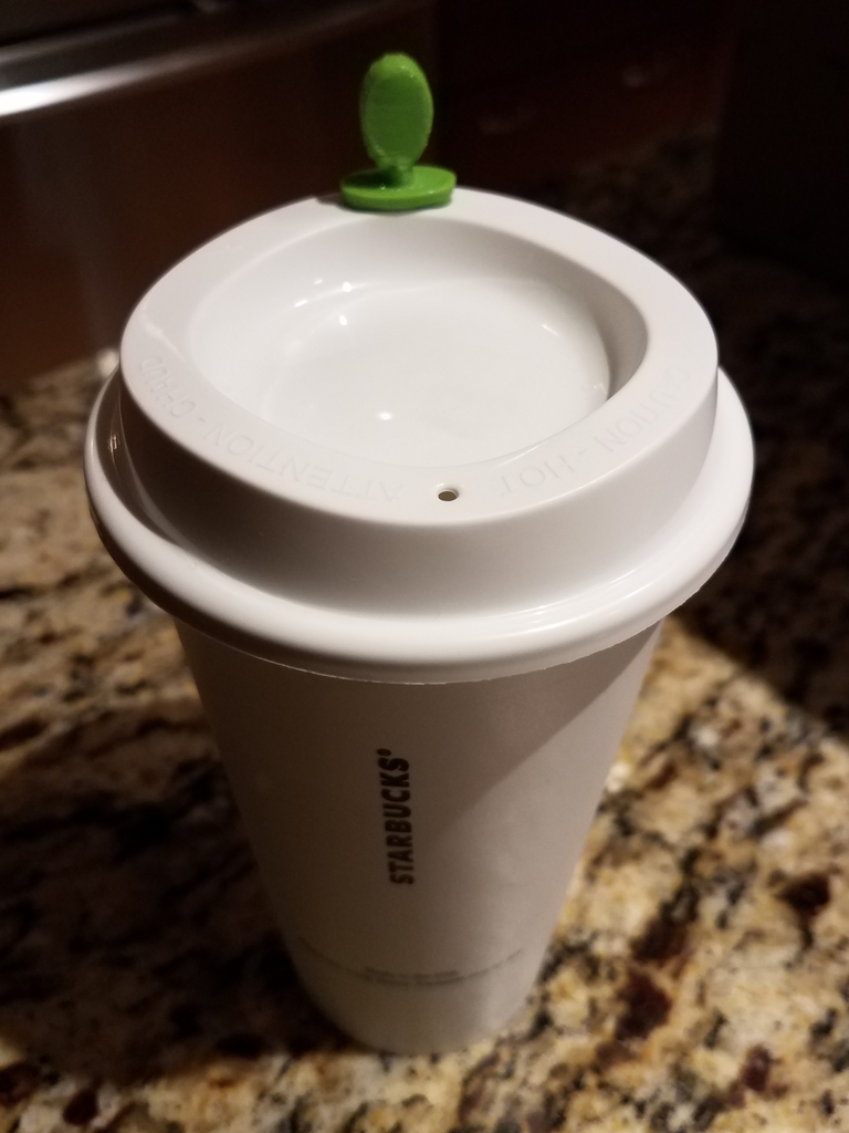 Reusable Starbucks Lid Stopper
