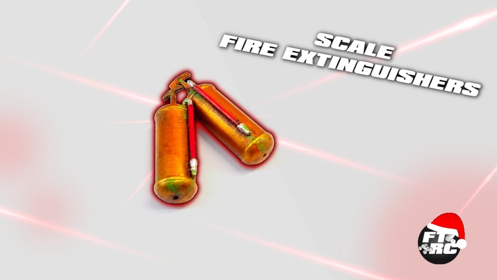 Scale Vintage Fire Extinguisher (1/10 Scale Accessory)