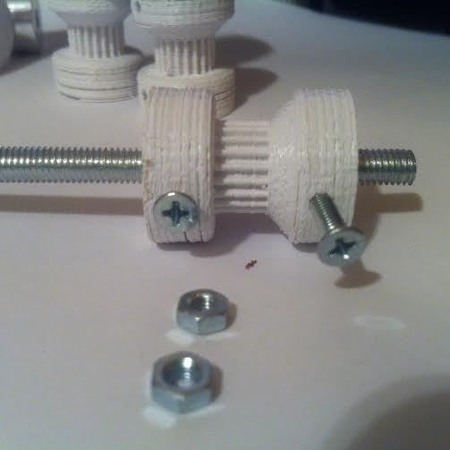 GT2 pulley double screw