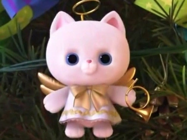 Angel Kitty Ornament