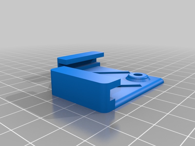 Ikea LOTS mirror bracket for CR-10 with insulated bed - integrated strain relief