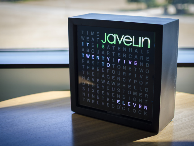 Javelin Word Clock Baffles