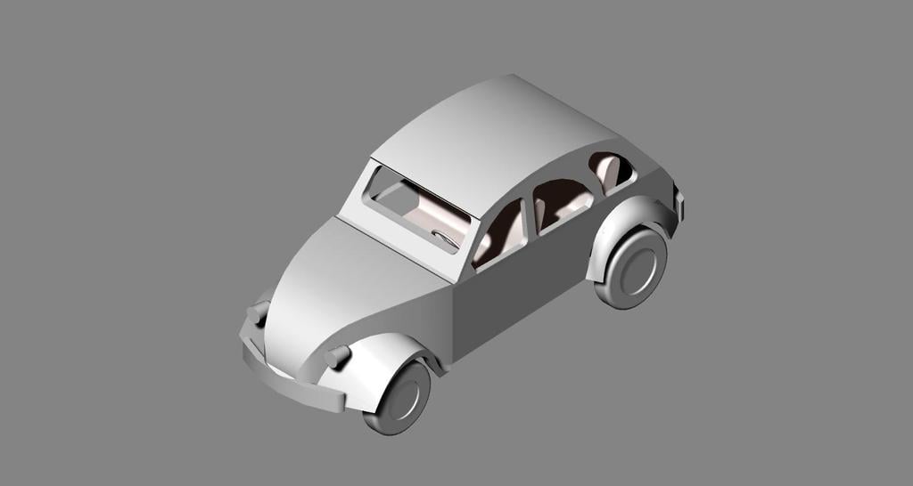 VW Bug style car