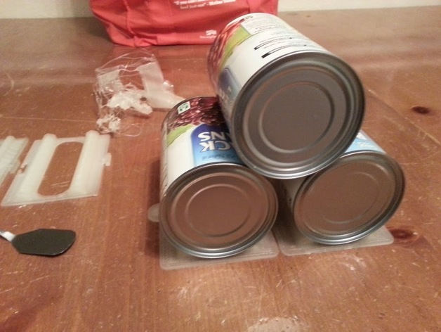 Canned food stacking system