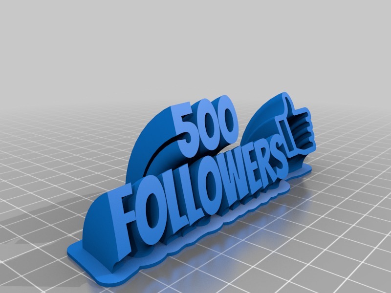 500 Followers (Instagram)