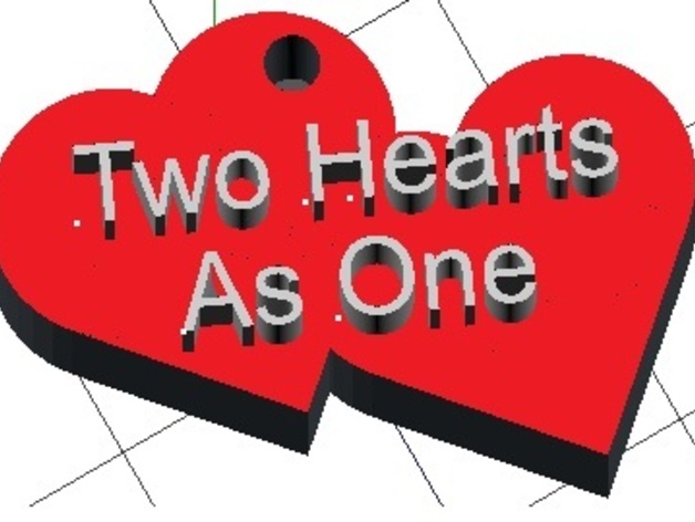 2 Hearts As One My Valentine’S Day Design