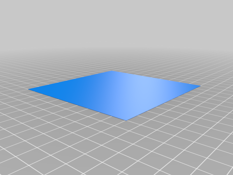 First Layer Calibration 100 x 100 x 0.1mm