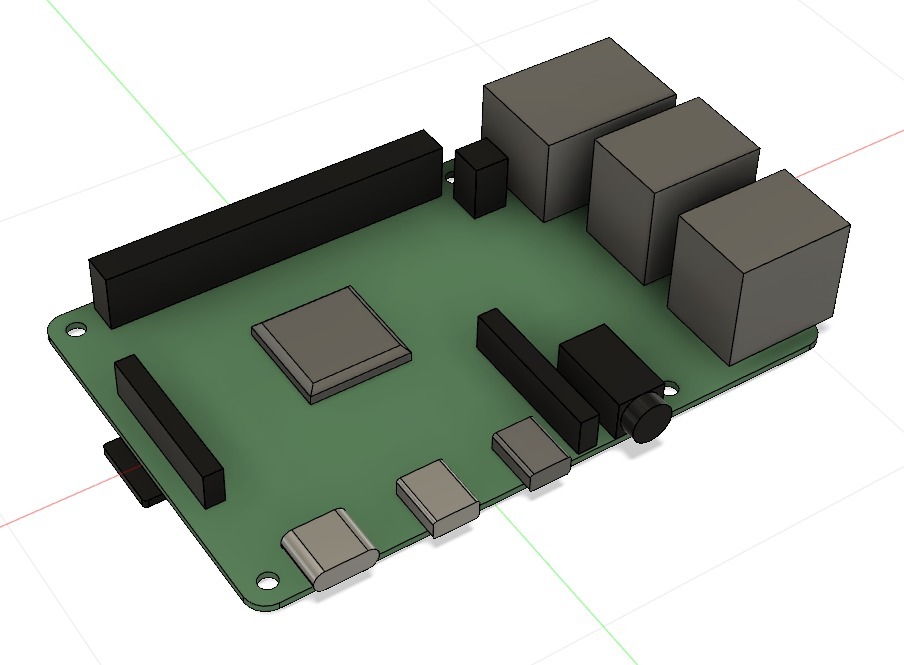 Raspberry Pi 4 (Dummy with Fusion360 Files)