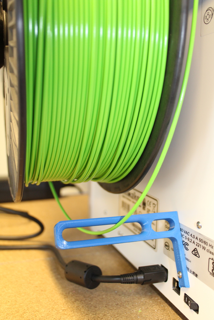 Ultimaker 2 Extended+ compatible filament guide for big spools