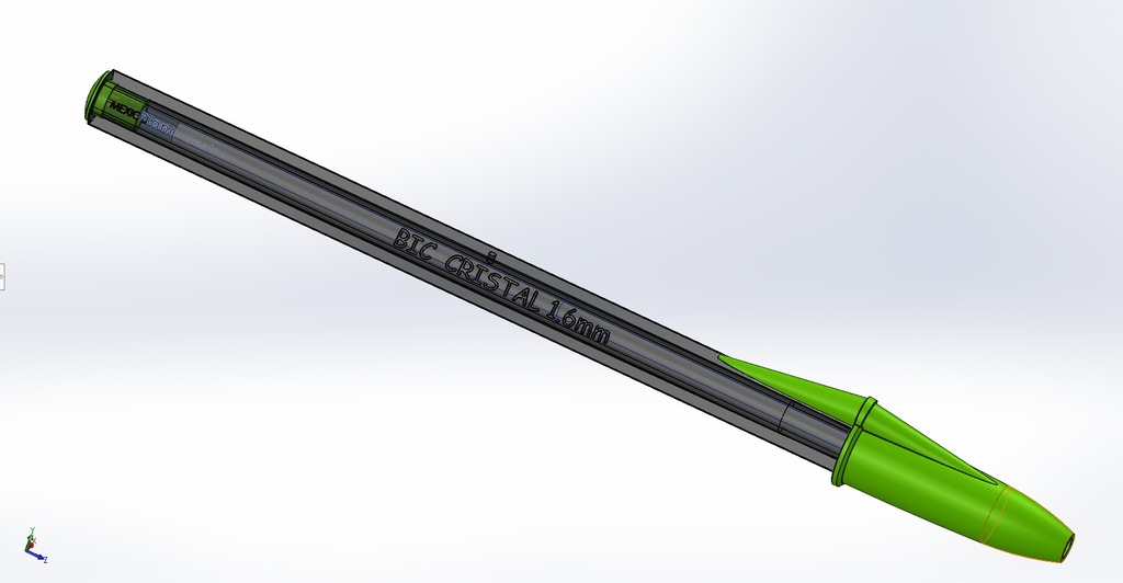 Replica Pen BIC CRISTAL 1.6mm SCALE 1: 1