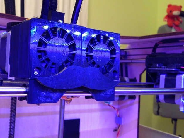 Fan Guard and Shroud for Replicator Dual-Extruder