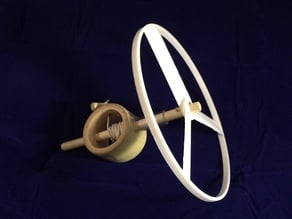 Propeller/rotor for pull string helicopter toy