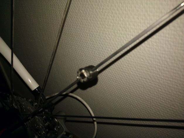 Bike wheel magnet holder