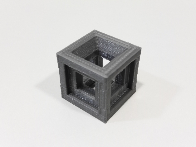 Test calibration cube 20x20x20 mm
