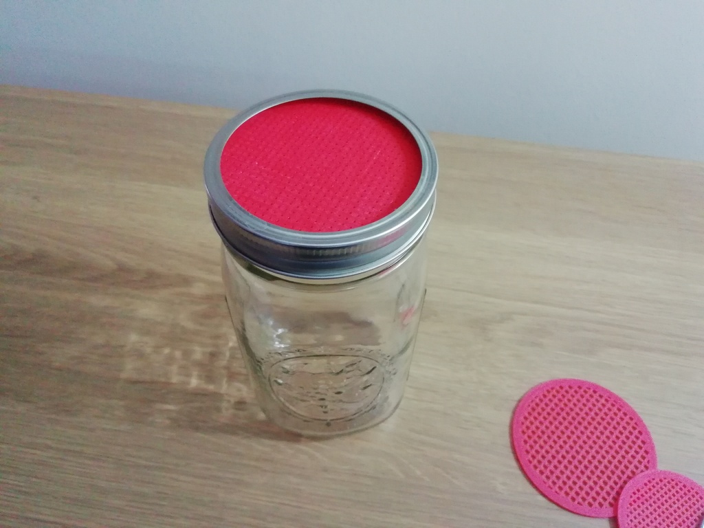 Customizable Sprouting Lid Strainer for Mason Jar