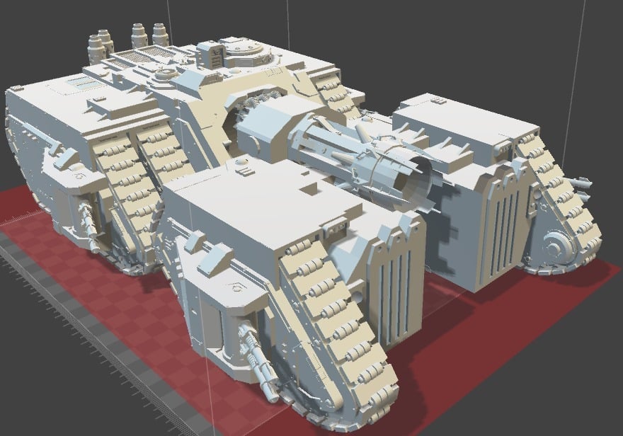 Megalydon Tank (30k/40k/Titanicus Proxy) 