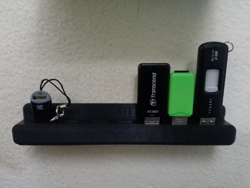 Wall Mounted USB/Flash Drive Organizer
