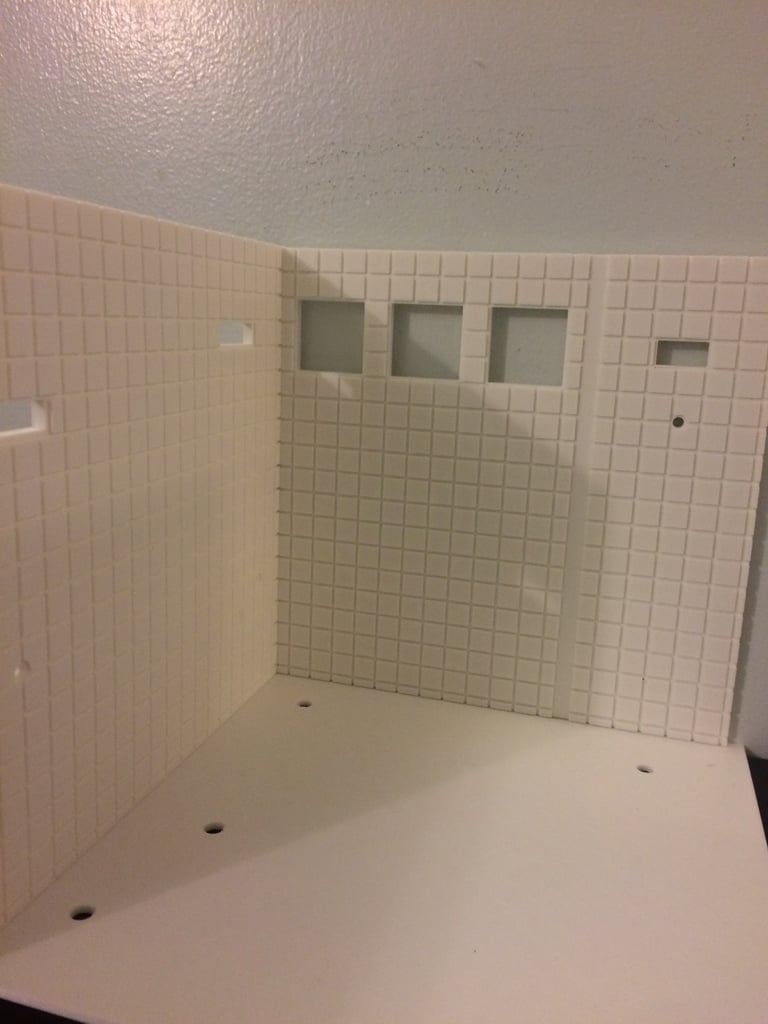 wall & floor  (bathroom)