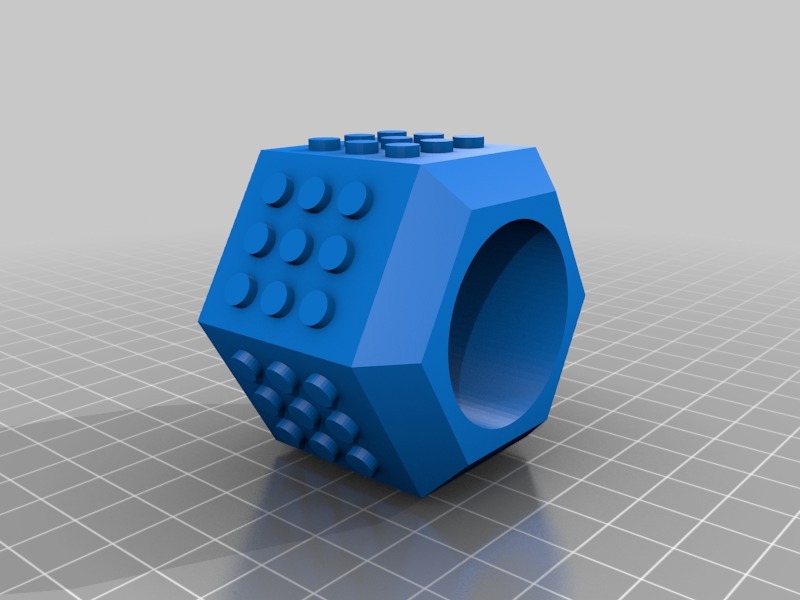 Lego Inspired Napkin Ring