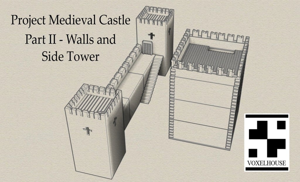 Castle System - Part II - Walls and Side Tower