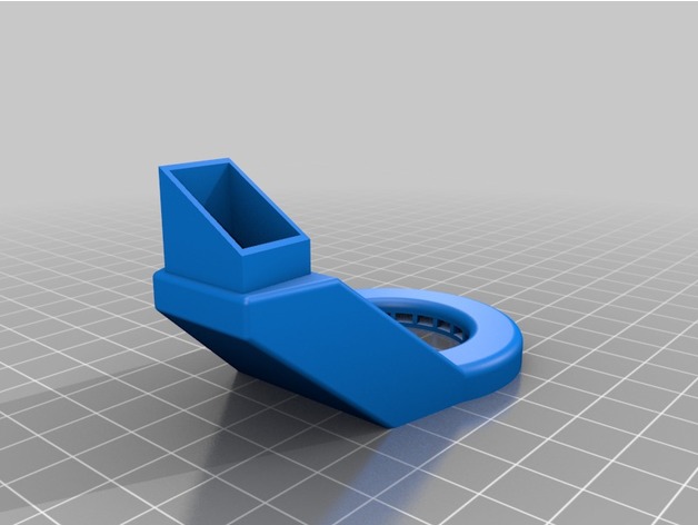 Anet A8 E3D v6 Mount with ducts and sensor