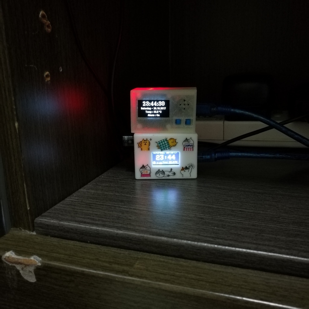 0.96" OLED Alarm Clock Box