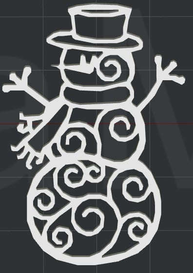 Christmas Snowman! 2D Wall Art