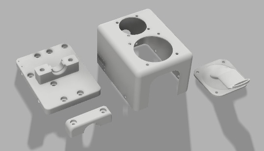 Anet A8 E3D Support + Cover