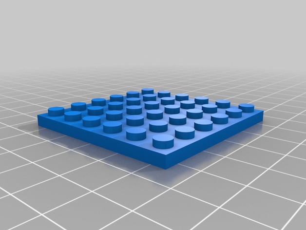 LEGO plate 6 x 6