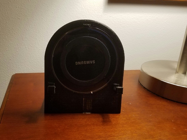 Samsung S7 wireless charging pad stand -clock (other phones too)