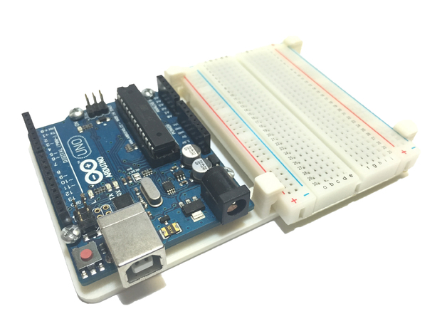 Arduino and Breadboard Holder