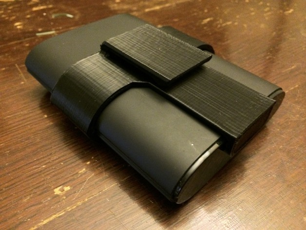 Battery pack belt clip